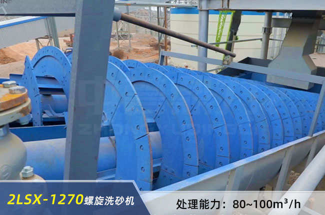2LSX1270雙螺旋洗砂機