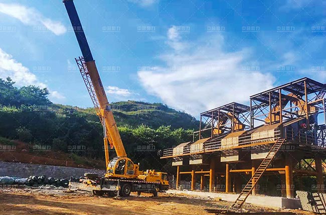 江西（xī）宜春安順建（jiàn）材年產500萬噸骨料生產線