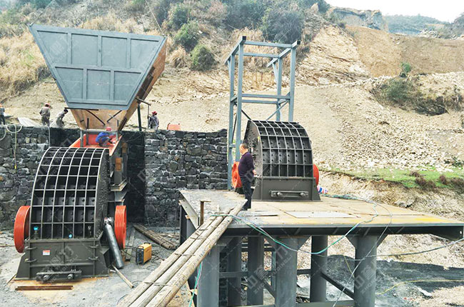 時產1000噸錘（chuí）式破碎機