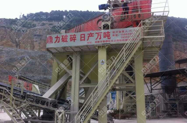 雲南（nán）混凝土攪拌站日產10000噸砂石（shí）生產線
