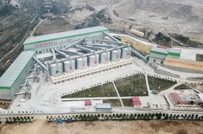 山东（dōng）泰兴石料厂时产1000吨建材石料生产线（xiàn）