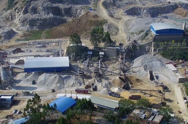 柳州祥云建材时产500吨石料（liào）生产线