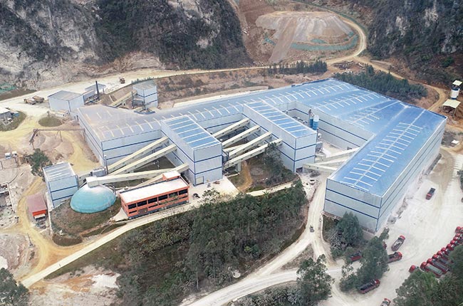 廣西福鬆建（jiàn）材通潤采石場年產500萬噸機製砂生產線（xiàn）