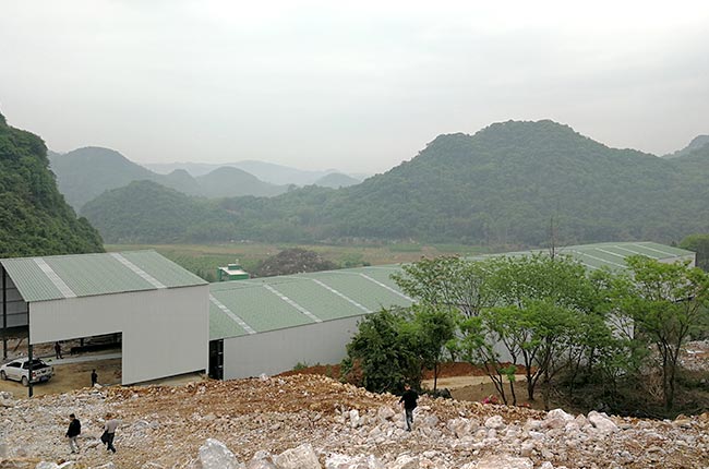 广（guǎng）西桂林鲁鑫建材时产800吨石灰（huī）石制沙生产线