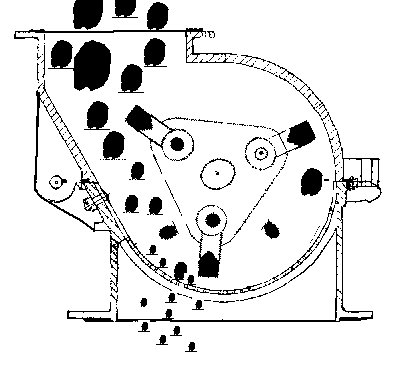 錘式（shì）破碎機結構原理