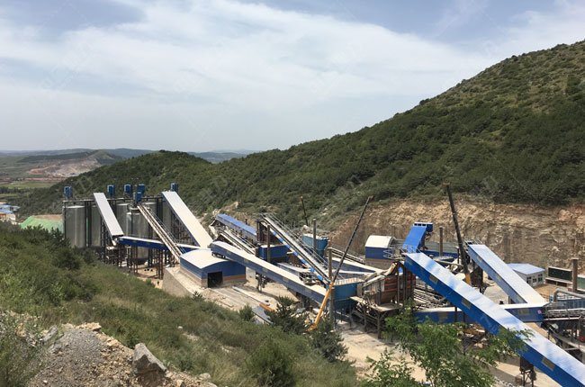 山西壺關縣（xiàn）欣興建材時產800噸製砂生產線
