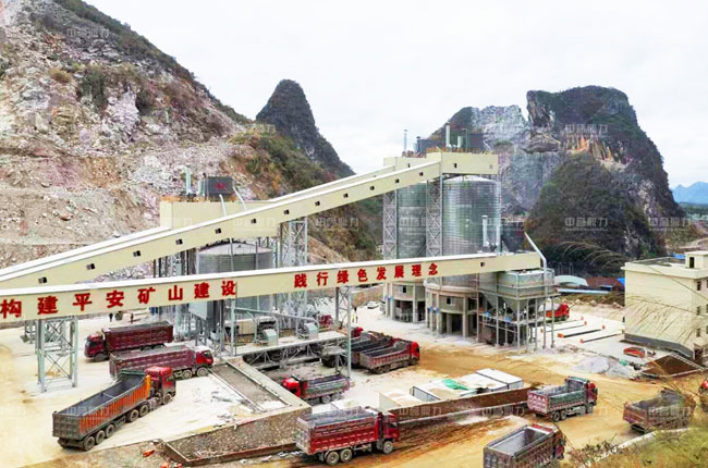 广西桂林金山化工年产500万吨（dūn）砂石生产线