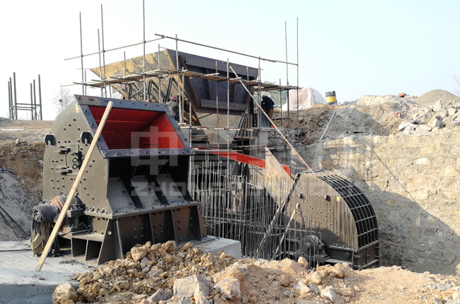 河南登封銀（yín）建材時產600噸砂石生（shēng）產線