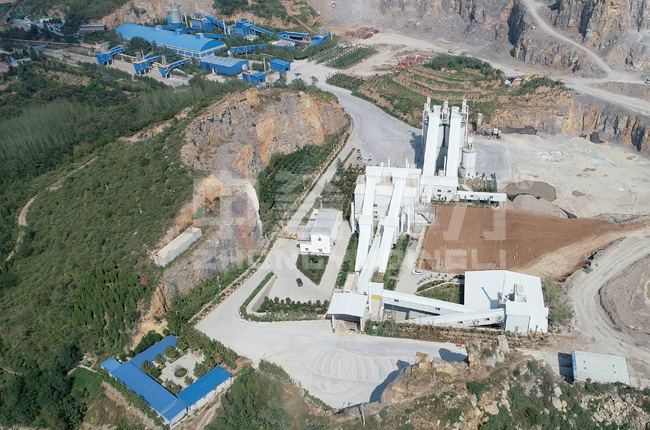 河南登封嵩基建材时产1500吨砂石生产线